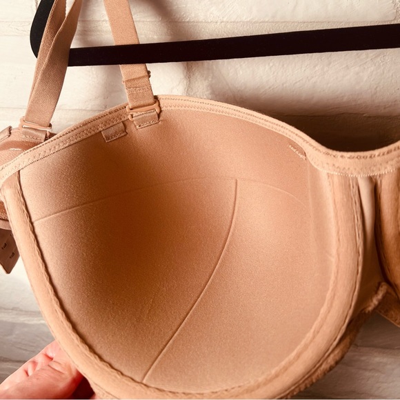 NWT Soma Stunning Support Strapless Convertible Bra Underwire 40 D Tan #0056 - Picture 4 of 13